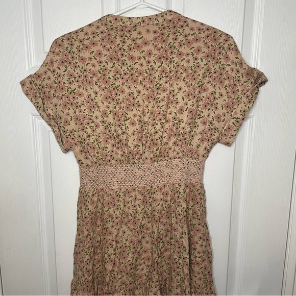 Alice + Olivia Floral Button Mini Dress 4 - Picture 5 of 9